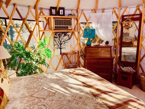 The Yoga Yurta at Sunny Mellow Eco Villa