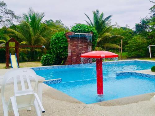 Swimming pool, CAMPO y PLAYA OLON HACIENDAS in Olon
