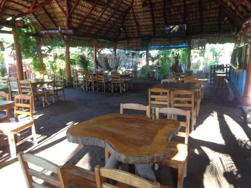 Ресторан, Hostal Rancho Sabor Isleno - Ometepe in Альтаграсия