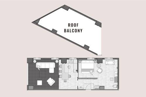 Penthouse with Balcony image 1