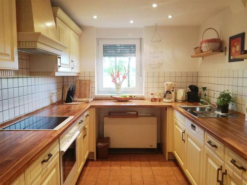 virtuve, Ferienhaus ELPARE in Neu-Trebendorf