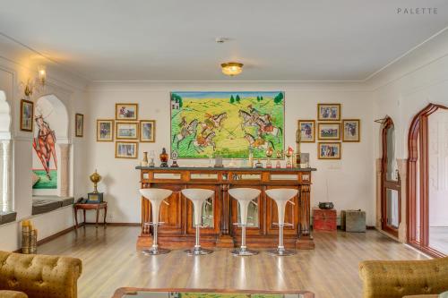 Pub/Lounge, Talabgaon Castle in Sarima