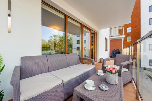 Erkély/terasz, Wyspa Solna, Sun & Snow in Wyspa Solna