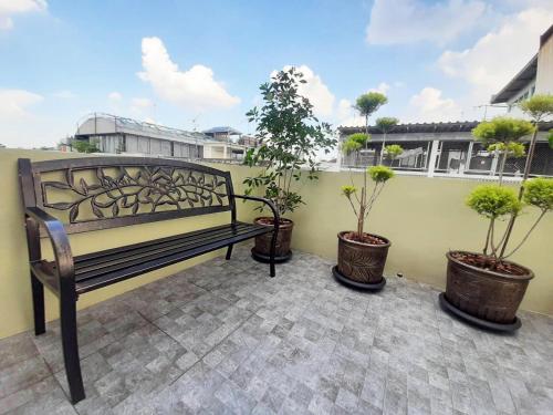 Balcony/terrace, Chaiwat Guesthouse in Bangkok Riverside