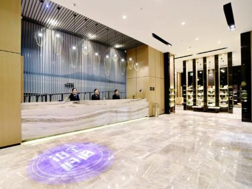 Лобби, Atour Hotel Wuhan Hankou Railway Station Changqing Road in Железнодорожная станция Ханькоу
