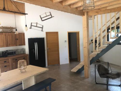virtuve, Villa Marcassin in Boulc