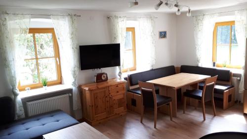 Koplietošanas atpūtas telpa ar TV, Ferienhaus Buxbaum in Arbesbach