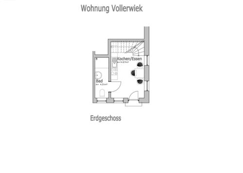 Eichenhof (Vollerwiek) 230m von Grothusenkoog entfernt
