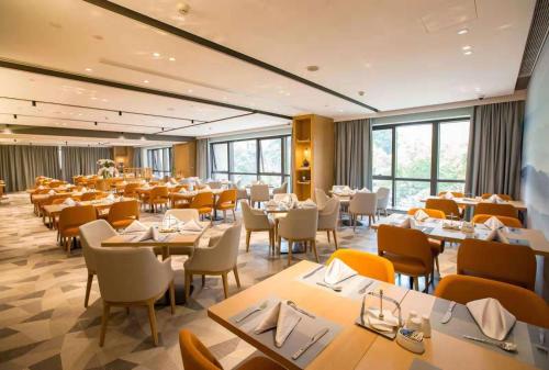 restavracija, Shama Serviced Apartments Zijingang Hangzhou in okrožje Zahodno jezero – Xixi mokrišče
