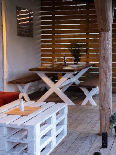 balkon/terras, Wypoczynek na wsi Pod Akacją (Wypoczynek na wsi Pod Akacja) in Malogoszcz