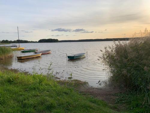 Villa Blau am Useriner See mit Garten