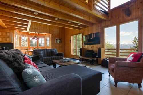 Chalet Teremok - Jacuzzi Sauna - Great for families, La Tzoumaz (foto 5)