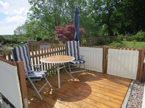 陽台/露台, Ferienwohnung Anja in 蘭肯-格拉尼茨