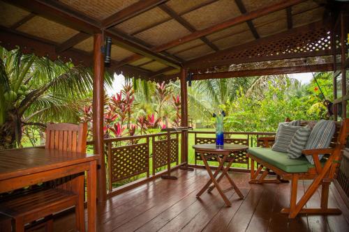 Balcony/terrace, Sunset Valley Holiday Houses near MARDI Langkawi Agro Technology Park