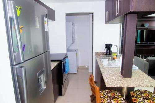 Lujoso condominio con lavadora y secadora, S. José