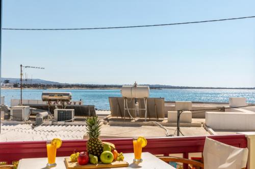 Erkély/terasz, Hotel Palatia in Naxos Sziget