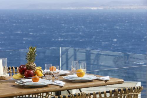  Chic & Luxury Loft with Terrific View at Private Theseus Village in Agia Pelagia