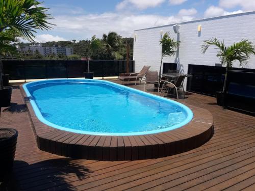 Swimming pool, Mar do Cabo Branco Residence in Joao Pessoa