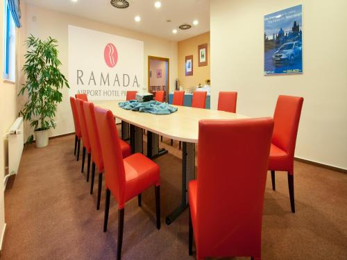 Business center, Ramada by Wyndham Airport Prague in Prague 06