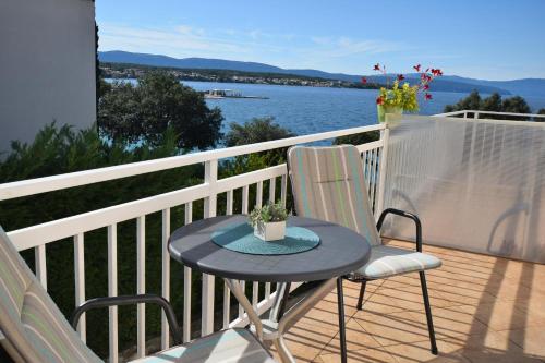 Erkély/terasz, Apartments Margarita in Malinska