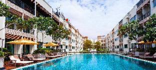 Swimmingpool, Suvarnabhumi Ville Airport Hotel in Bangkok