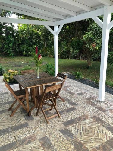 Jardín, Gîte Noasol (Gite Noasol) in Sainte Rose