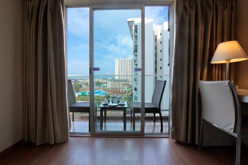 Balcony/terrace, Starlit Suites Bangalore in Electronic City