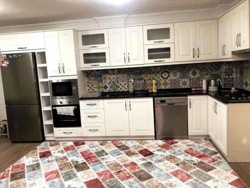  Bodrum Center with sea view 3+1 & 2 bathroom home in Konacik