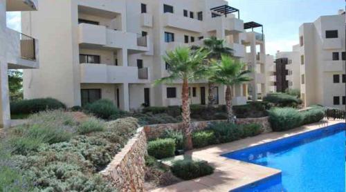 สระว่ายน้ำ, gelijkvloers appartement Corvera Golf & Country Club in กอร์เบรา