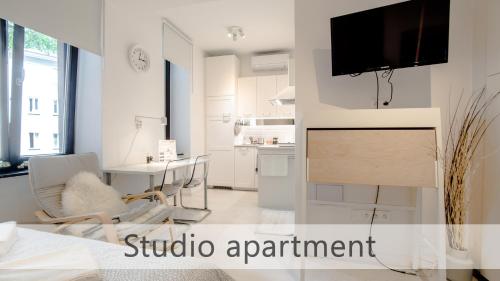 White Apartments with AC by Kovee, Bratislava (Foto 9)