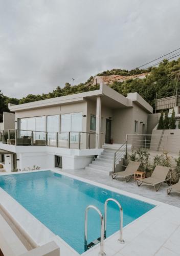 ทัศนียภาพภายนอกโรงแรม, Pefkaki Boutique Hotel Loutraki in เลาทราคี