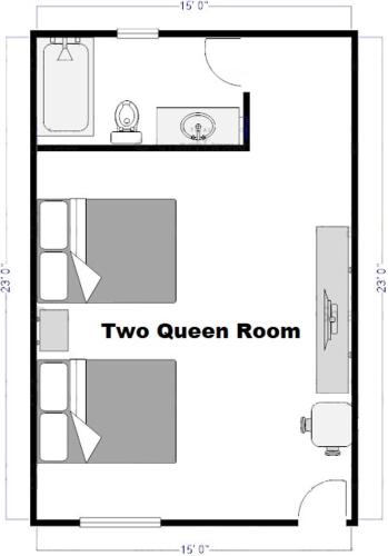 City Center Motel in West Yellowstone, USA