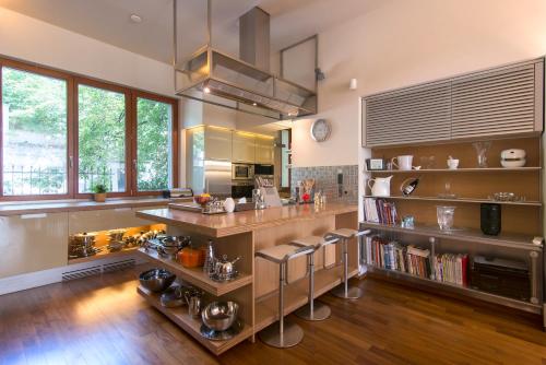 Huge luxury central Prague VILLA, 6 beds and baths, terraces, double garage, Praha (fotografie 7)