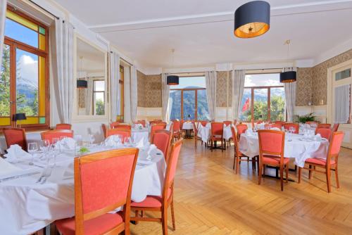 Ziyafet salonu, Hotel Splendide in Champex