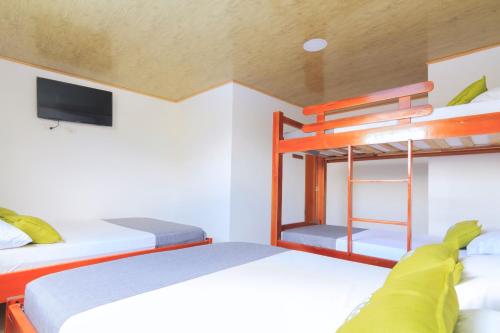 3 double beds