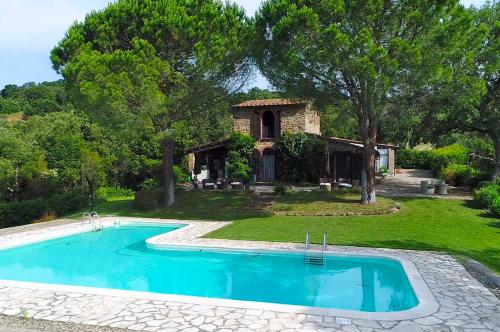 Il Falco - Rustico-Villa mit privatem Pool in Alleinlage - Caldana