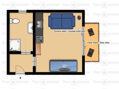 Studio with Sofa Bed
