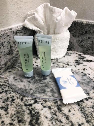 浴室, Mariner Inn in 蓋維斯頓 (TX)