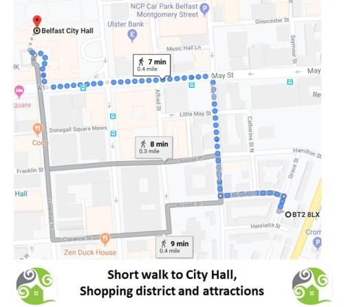 Belfast City Centre - Parking - Private Entrance - BHR Apartments - image 6