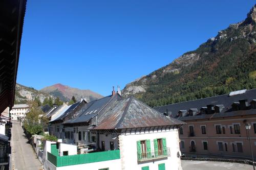 Kilátás, Albergue de Canfranc Estacion in Aisa