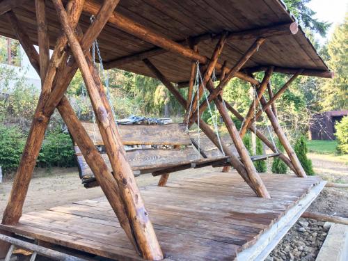 Balkon/terasa, CHATY - woodyganovce sk in Ganovce