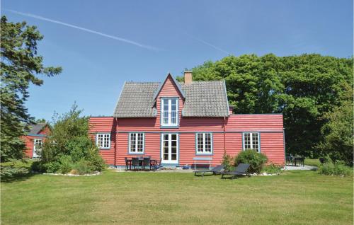 Viesnīcas āriene, Holiday Home Rudbjerg Strandvej in Dannemare