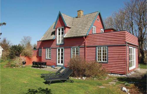 Viesnīcas āriene, Holiday Home Rudbjerg Strandvej in Dannemare