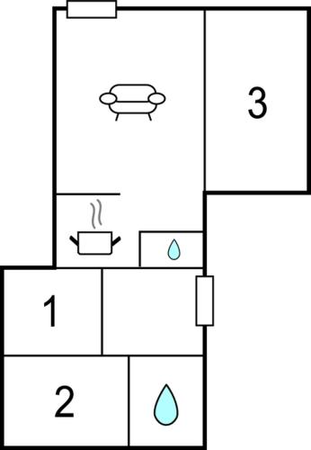 Floor plans, Holiday Home Limfjordsvangen Snedsted Vi in Snedsted