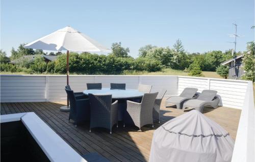 Balcony/terrace, Holiday Home Ildervej I in Skuldbol