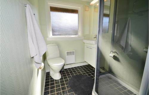 Bathroom, Four-Bedroom Holiday Home In Vordingborg in Vordingborg