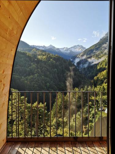 ระเบียง/ชานเรือน, Himmelchalet - Alpencamping Nenzing in เนนซิง