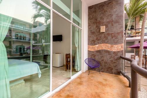 A szálláshely kívülről, Hotel Rockaway in Puerto Escondido