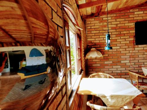 ห้องอาหาร, SPACE 4 U - HOTEL BOUTIQUE TEMÁTICO - Aeroporto (SPACE 4 U - HOTEL BOUTIQUE TEMATICO - Aeroporto) in ซาโอ โจเซ่ ดอส ปินแอส์