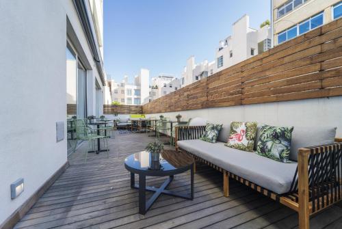 Balcony/terrace, Hotel Artiem Madrid in Ciudad Lineal
